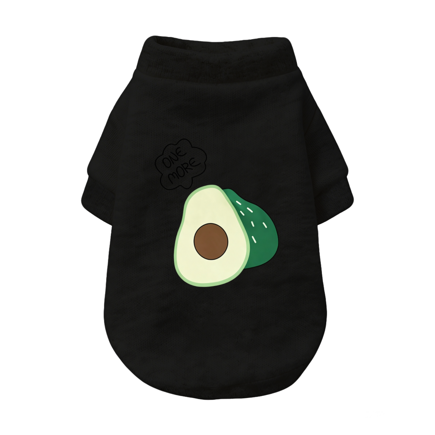 Cute Avocado ONE MORE Cartoon Pet Soft Sweater