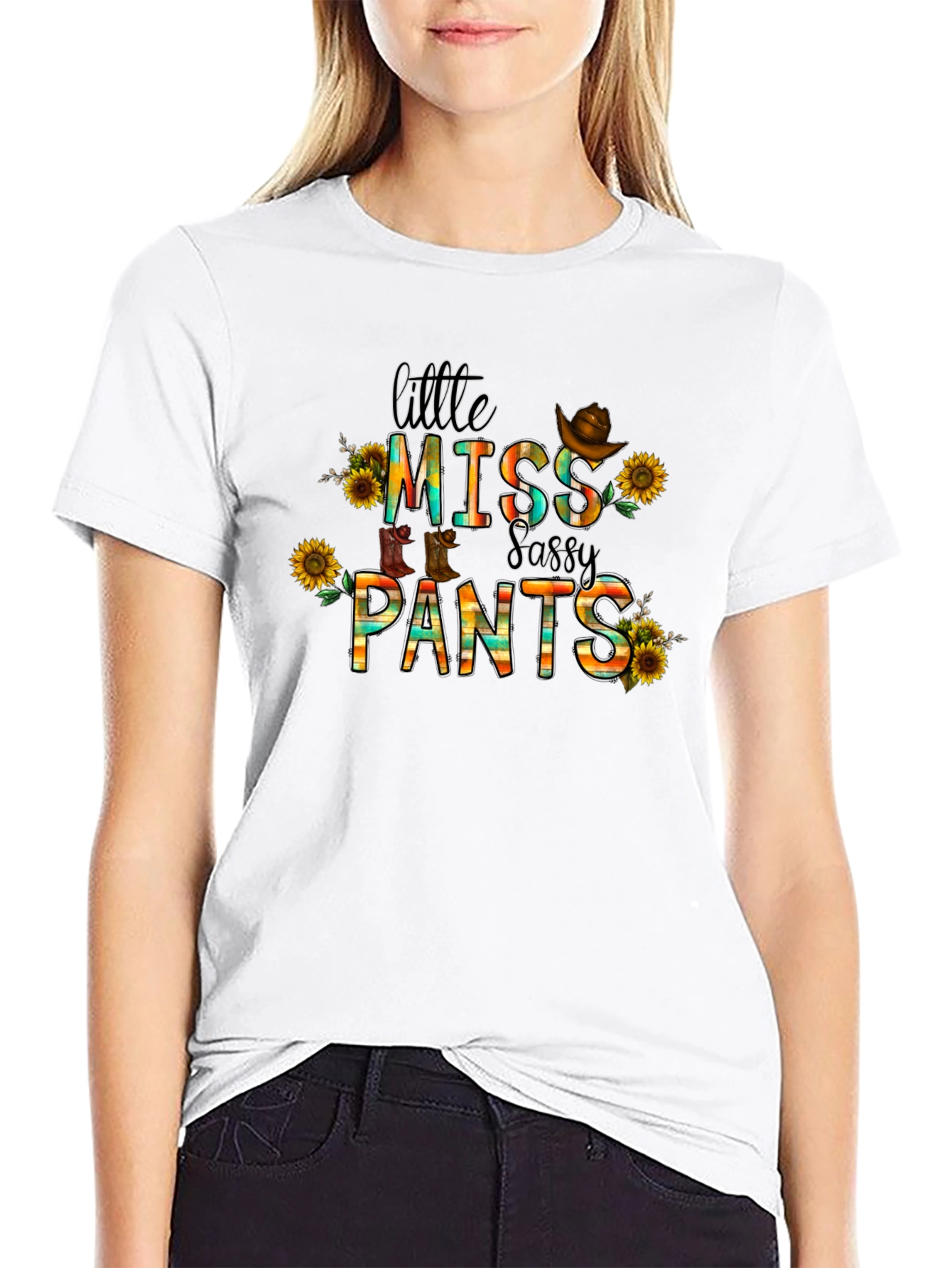 Little Miss Sassy Pants Graphic T-Shirt