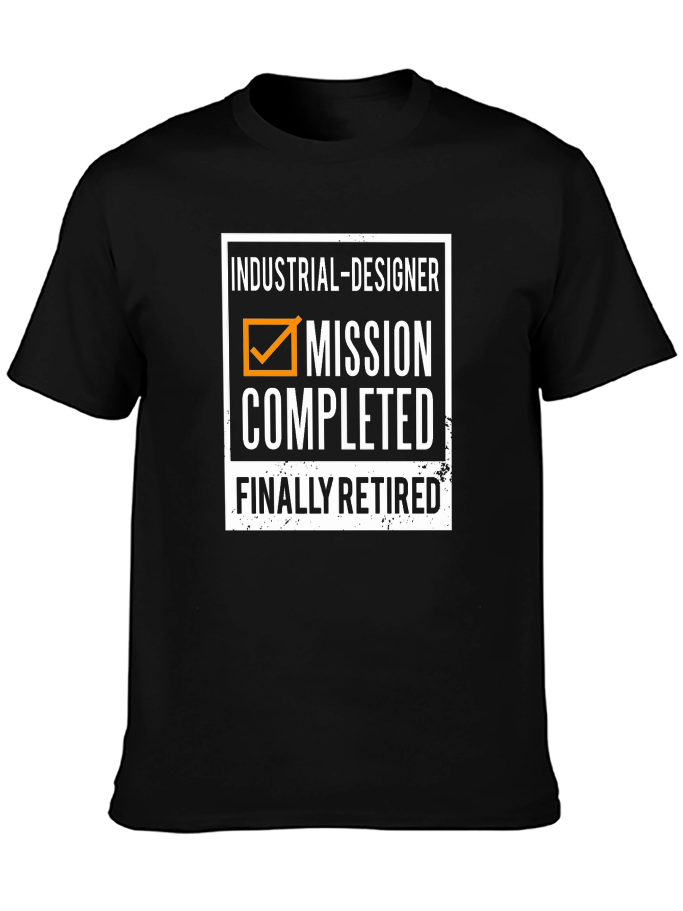 Industrial Designer Retirement T-Shirt: Mission Completed Retired
