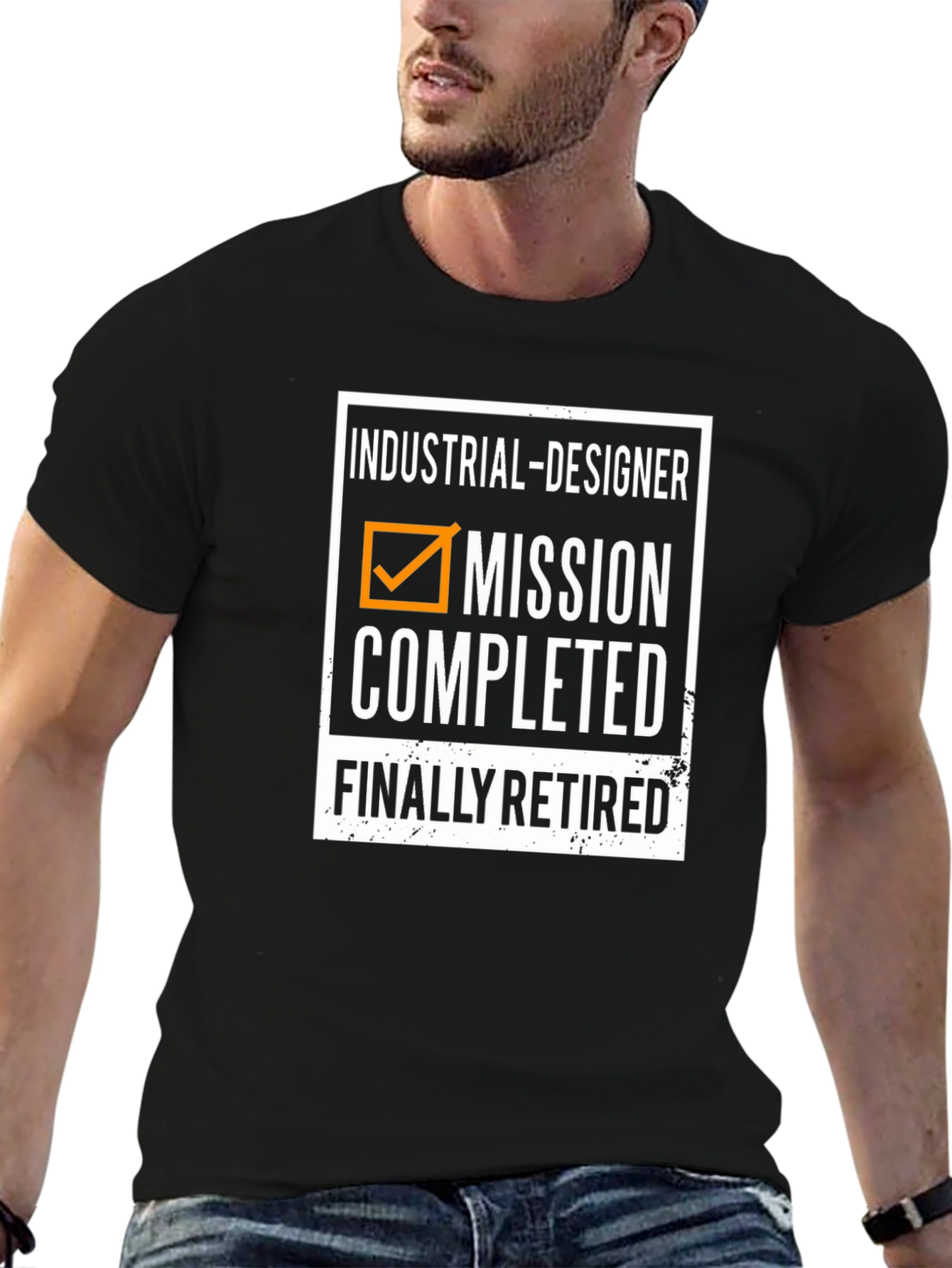 Industrial Designer Retirement T-Shirt: Mission Completed Retired