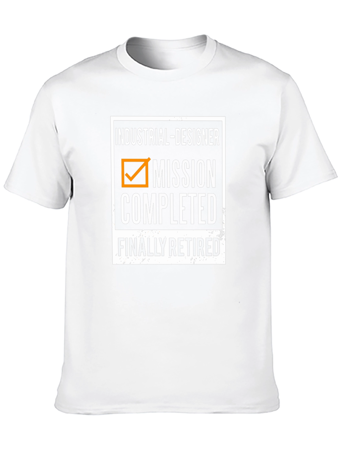 Industrial Designer Retirement T-Shirt: Mission Completed Retired