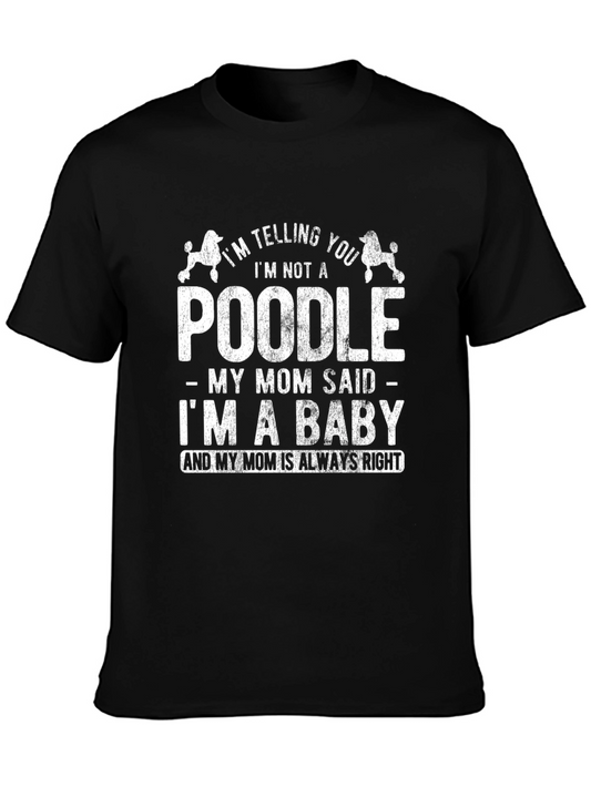 Funny Poodle Mom Baby T-Shirt