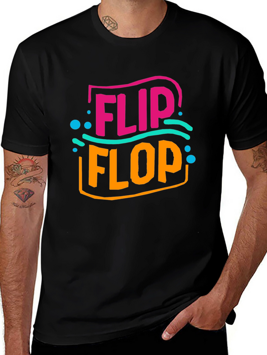 Flip Flop Graphic T-Shirt - Summer Beach Vibes