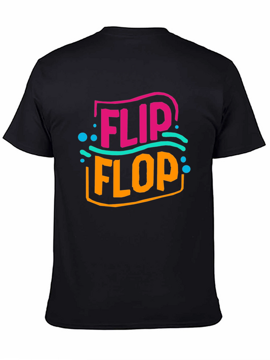 Flip Flop Graphic T-Shirt - Summer Beach Vibes