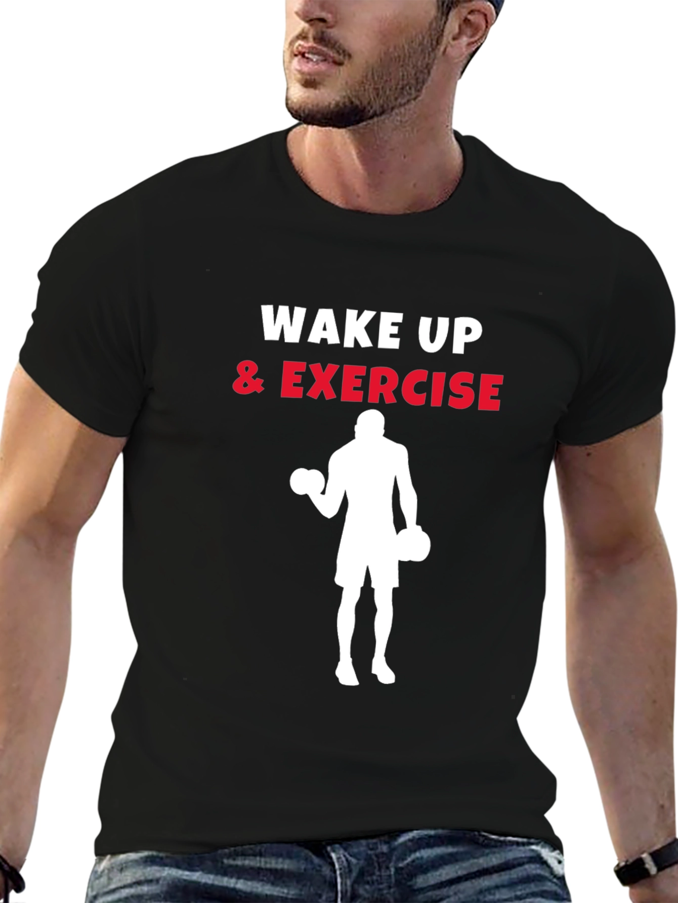 Wake Up & Exercise Graphic T-Shirt