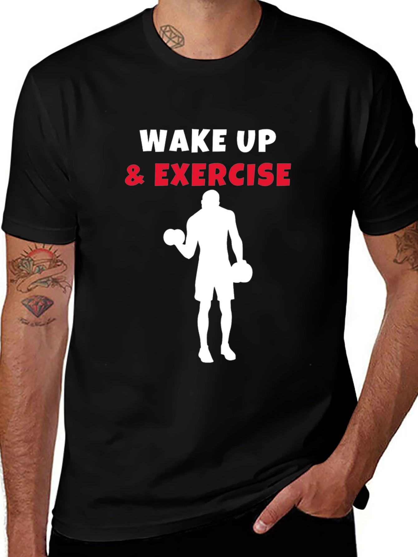 Wake Up & Exercise Graphic T-Shirt