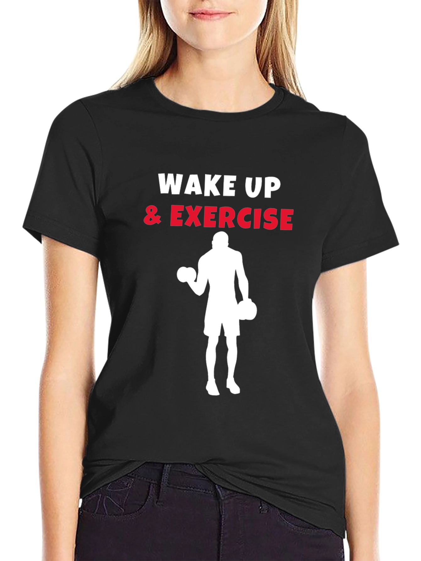 Wake Up & Exercise Graphic T-Shirt