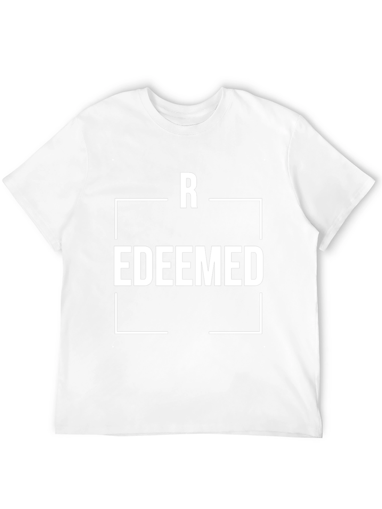 Redeemed Graphic Black T-Shirt for Men