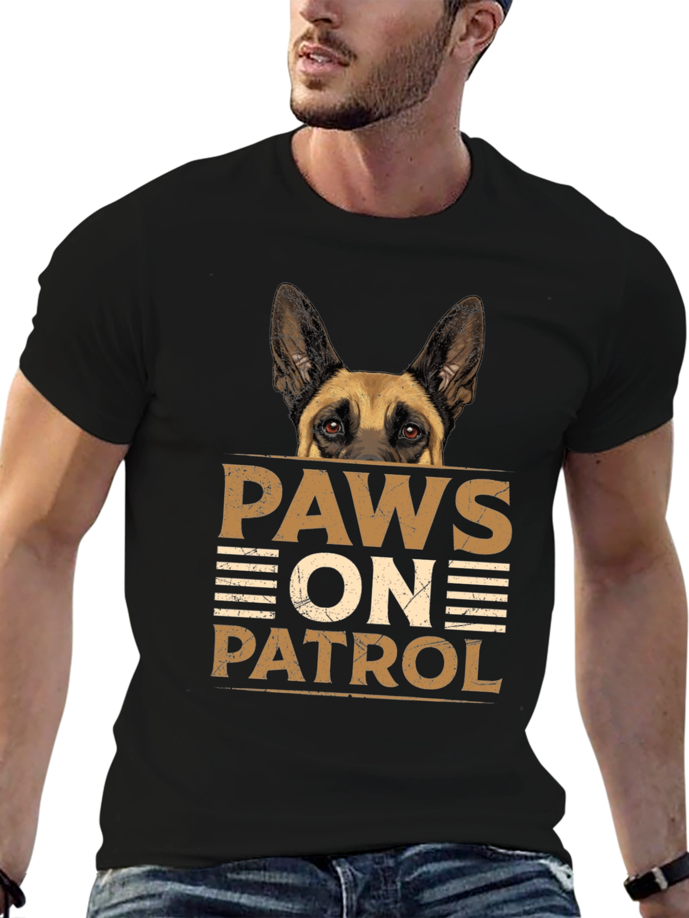 Dog Lovers Paws On Patrol Graphic Tee
