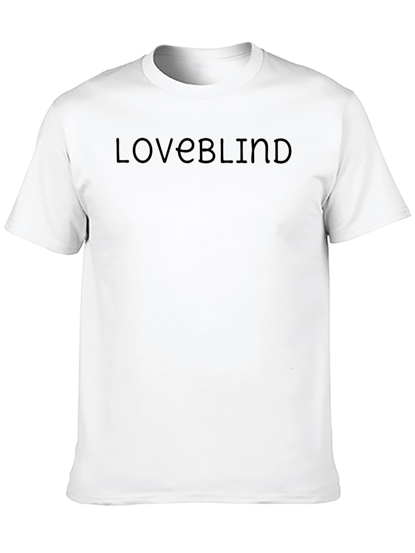 Loveblind Black Crew Neck T-Shirt