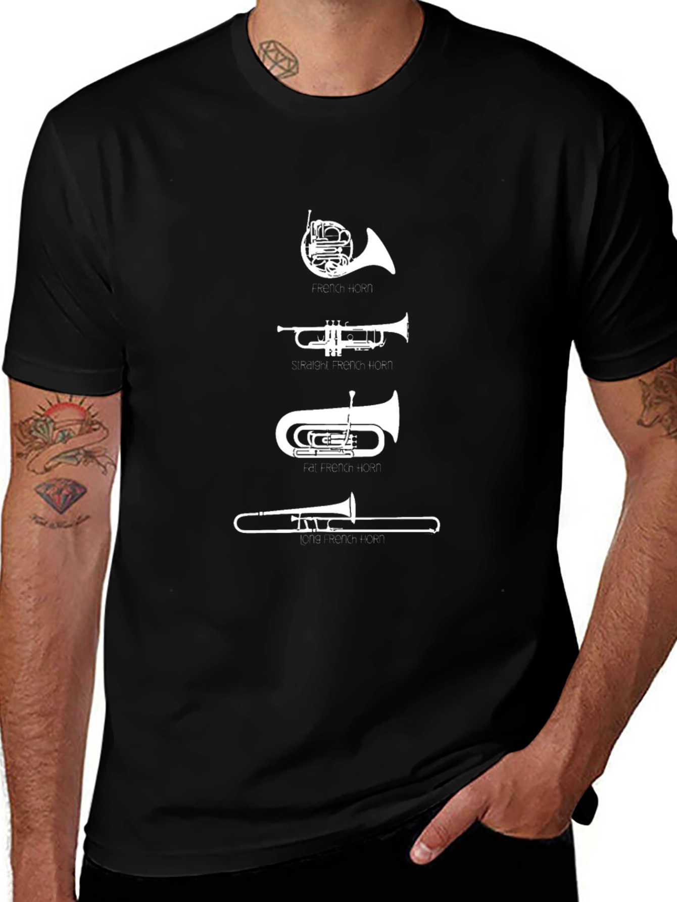 Orchestral Instruments T-Shirt - Music Lover Tee