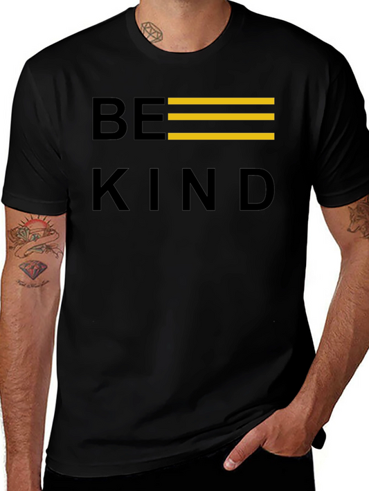 Be Kind Graphic Tee - Black Casual T-Shirt