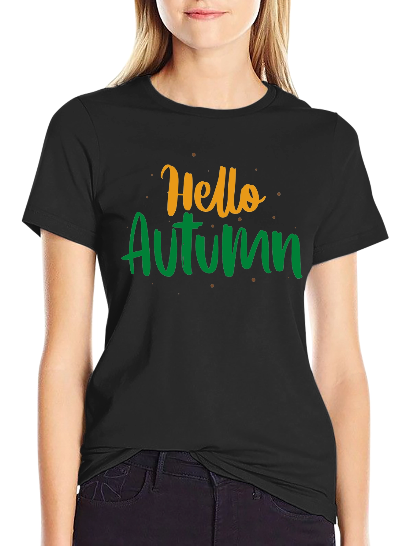 Hello Autumn T-Shirt Fall Season Tee Graphic Print