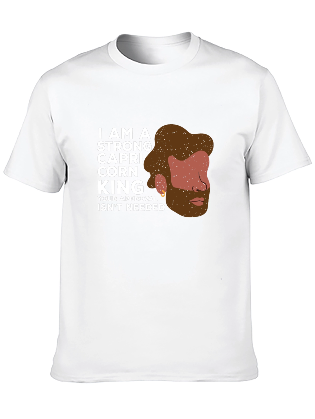 Strong Capricorn King Black T-Shirt