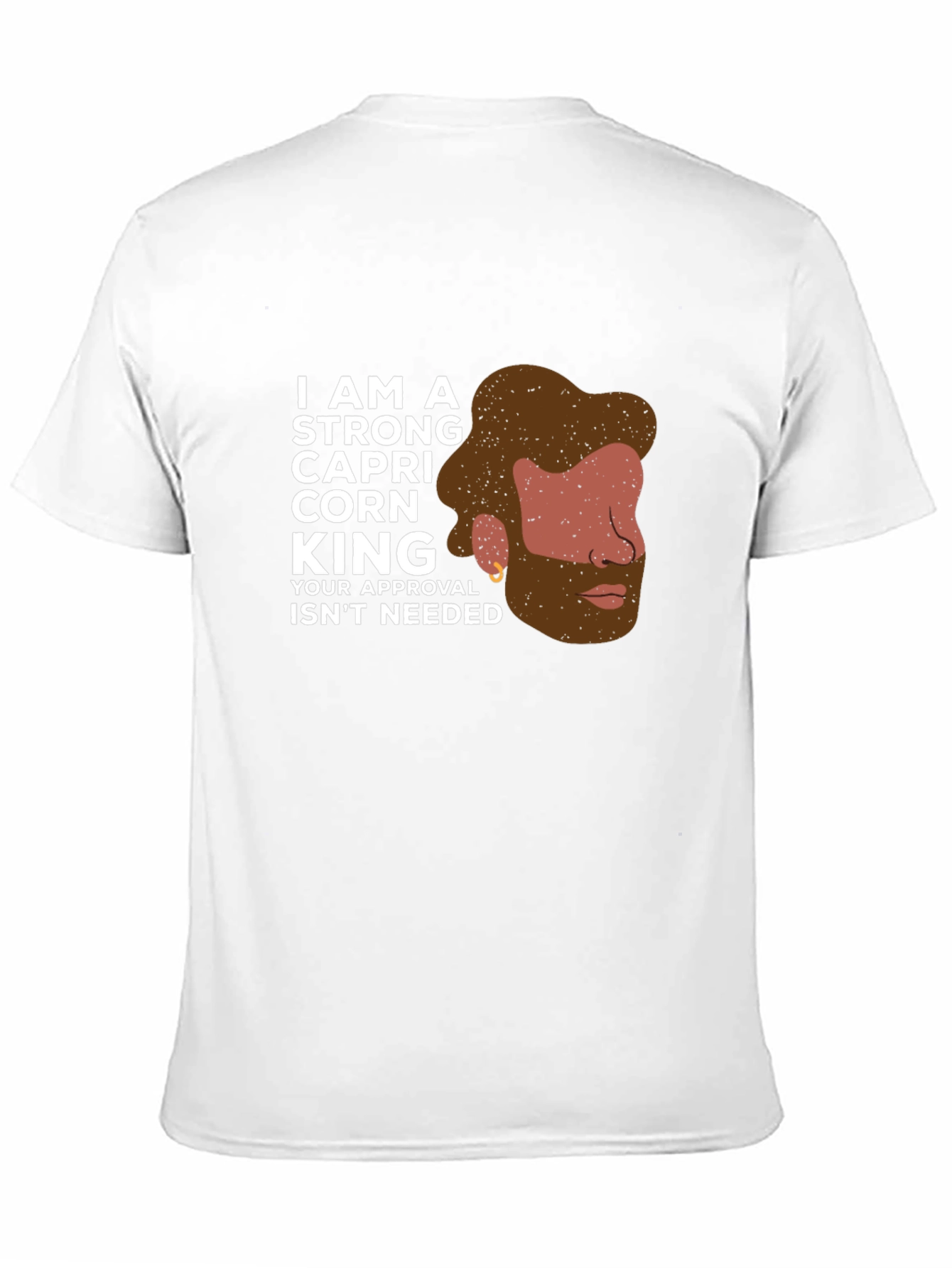 Strong Capricorn King Black T-Shirt