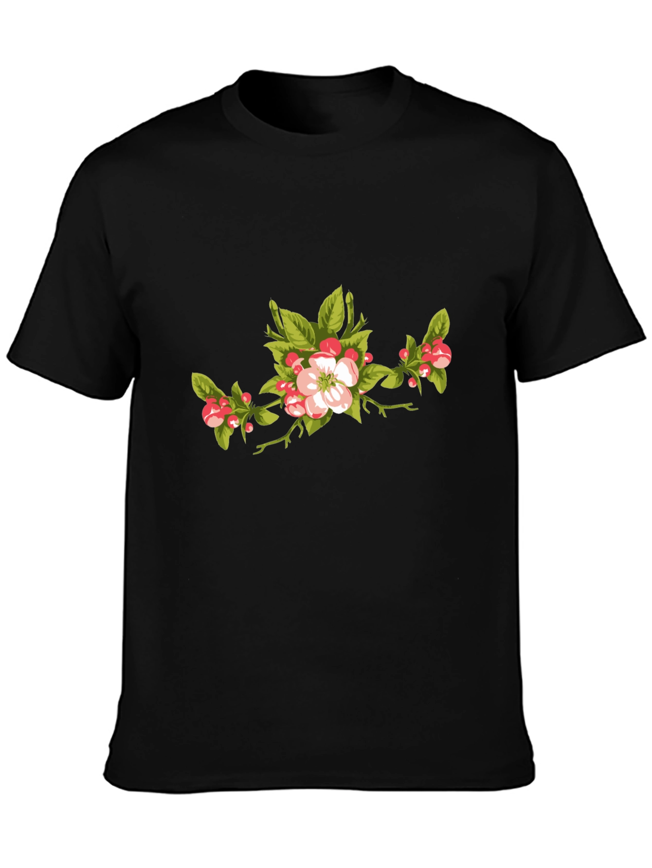 Floral Branch Graphic T-Shirt