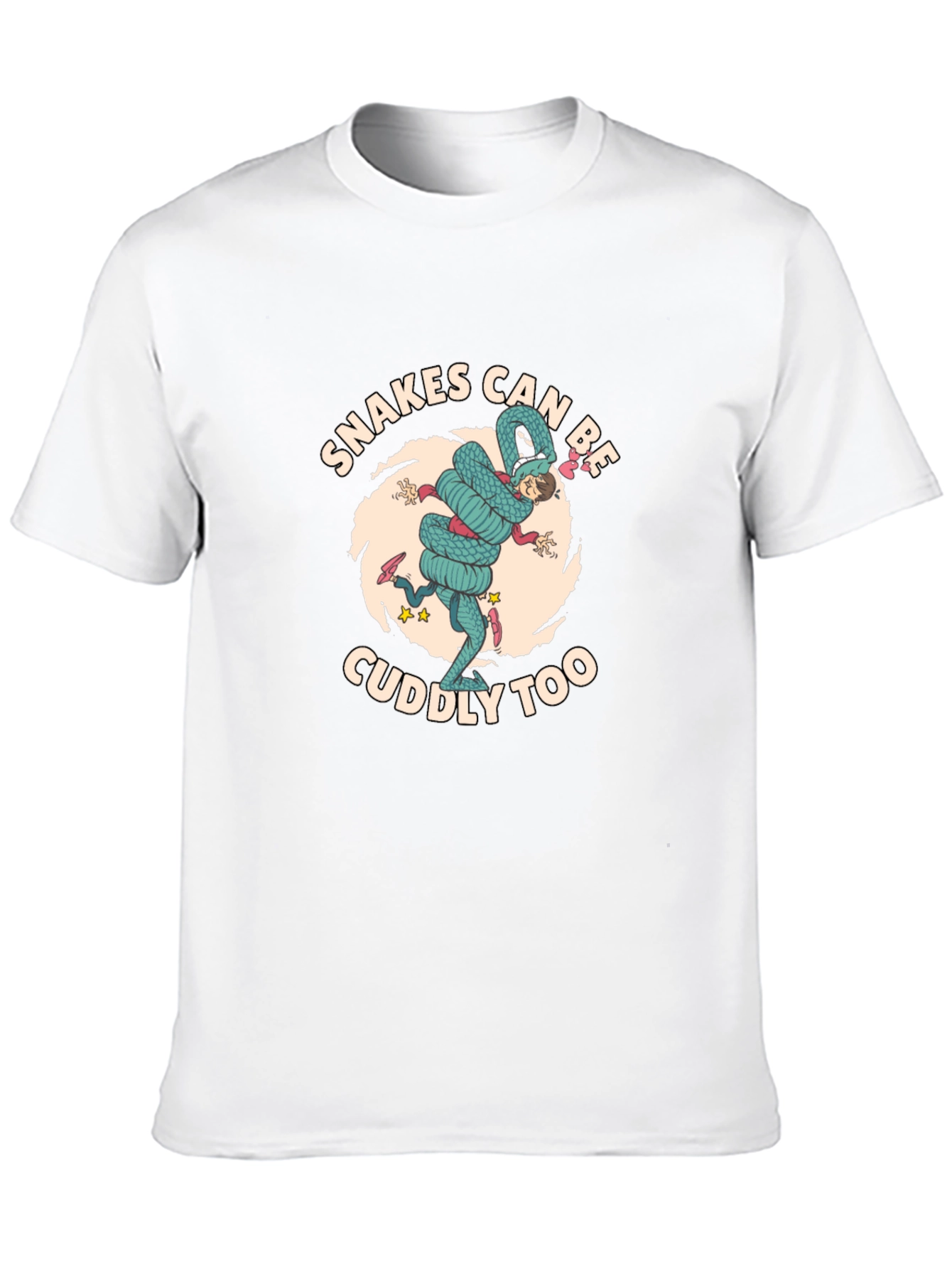 Snakes Can Be Cuddly Too Graphic T-Shirt
