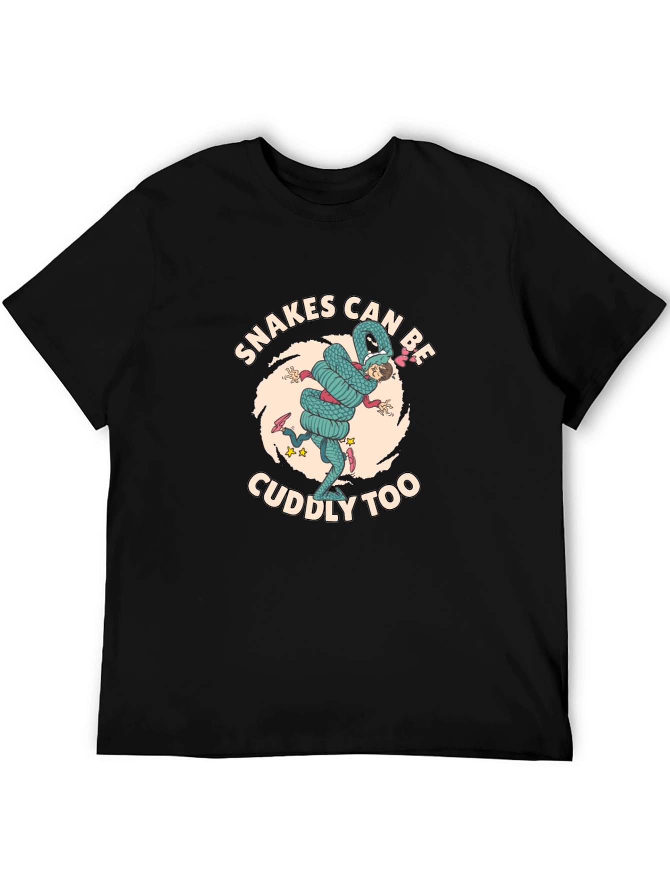 Snakes Can Be Cuddly Too Graphic T-Shirt