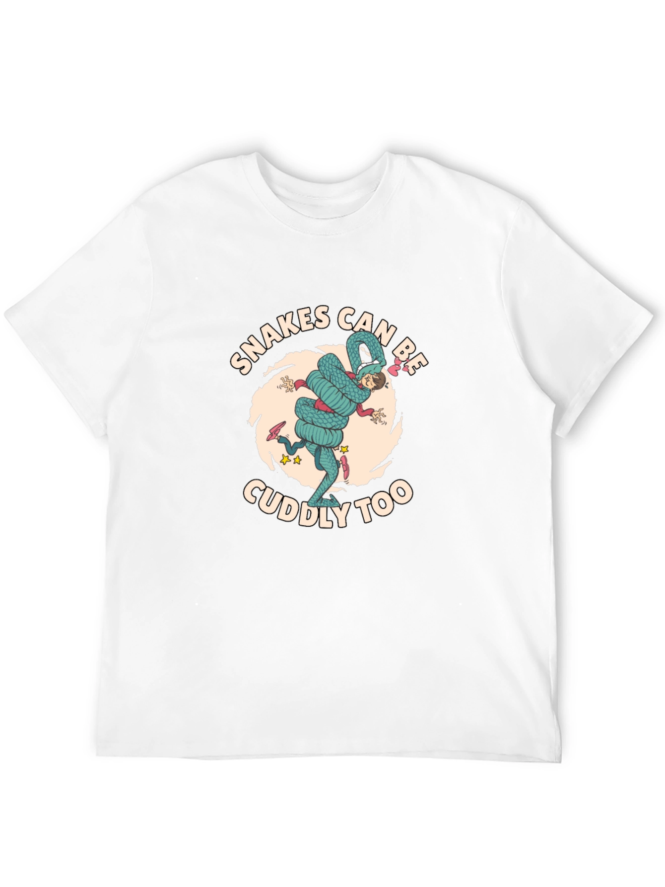 Snakes Can Be Cuddly Too Graphic T-Shirt