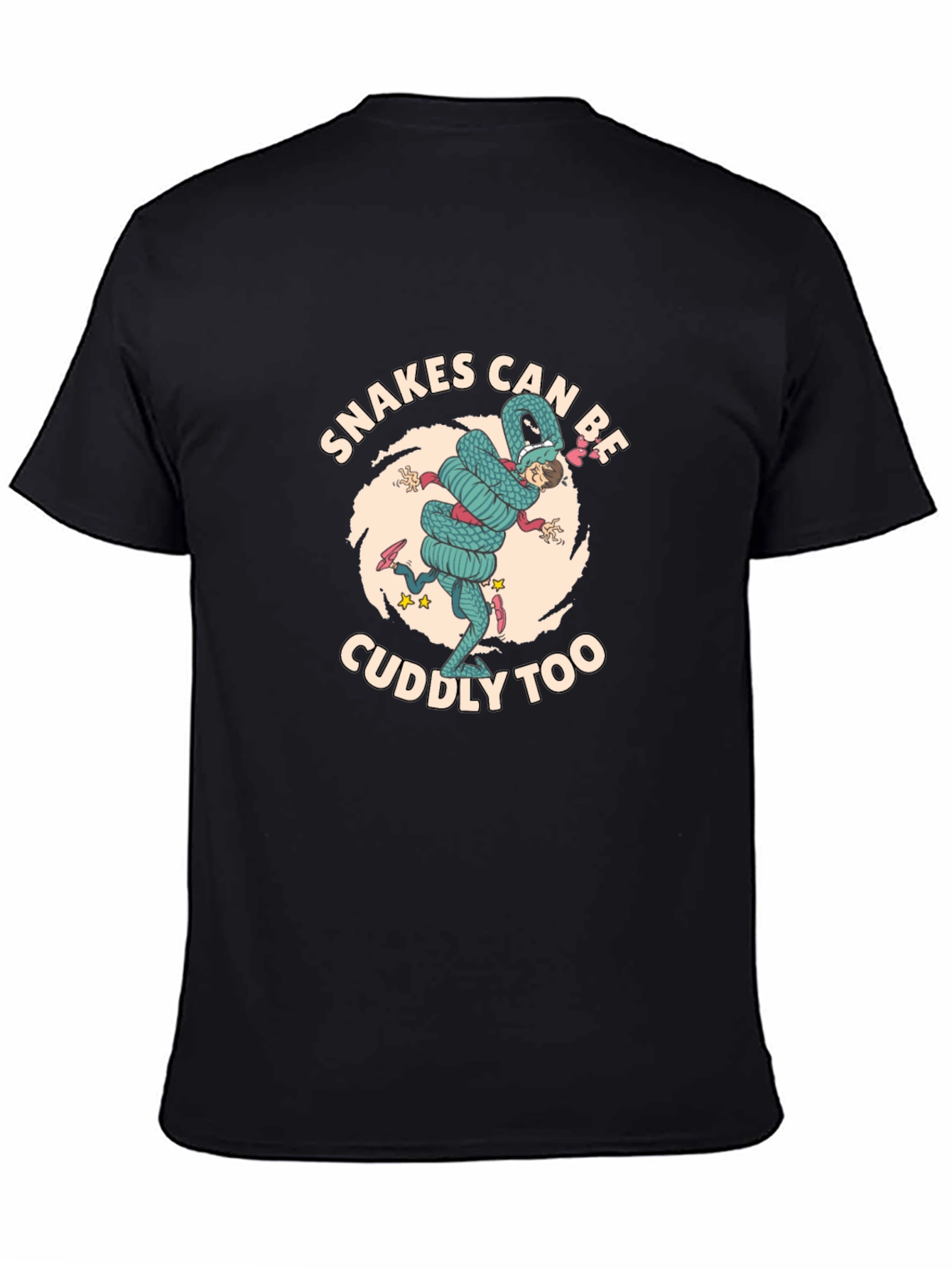 Snakes Can Be Cuddly Too Graphic T-Shirt
