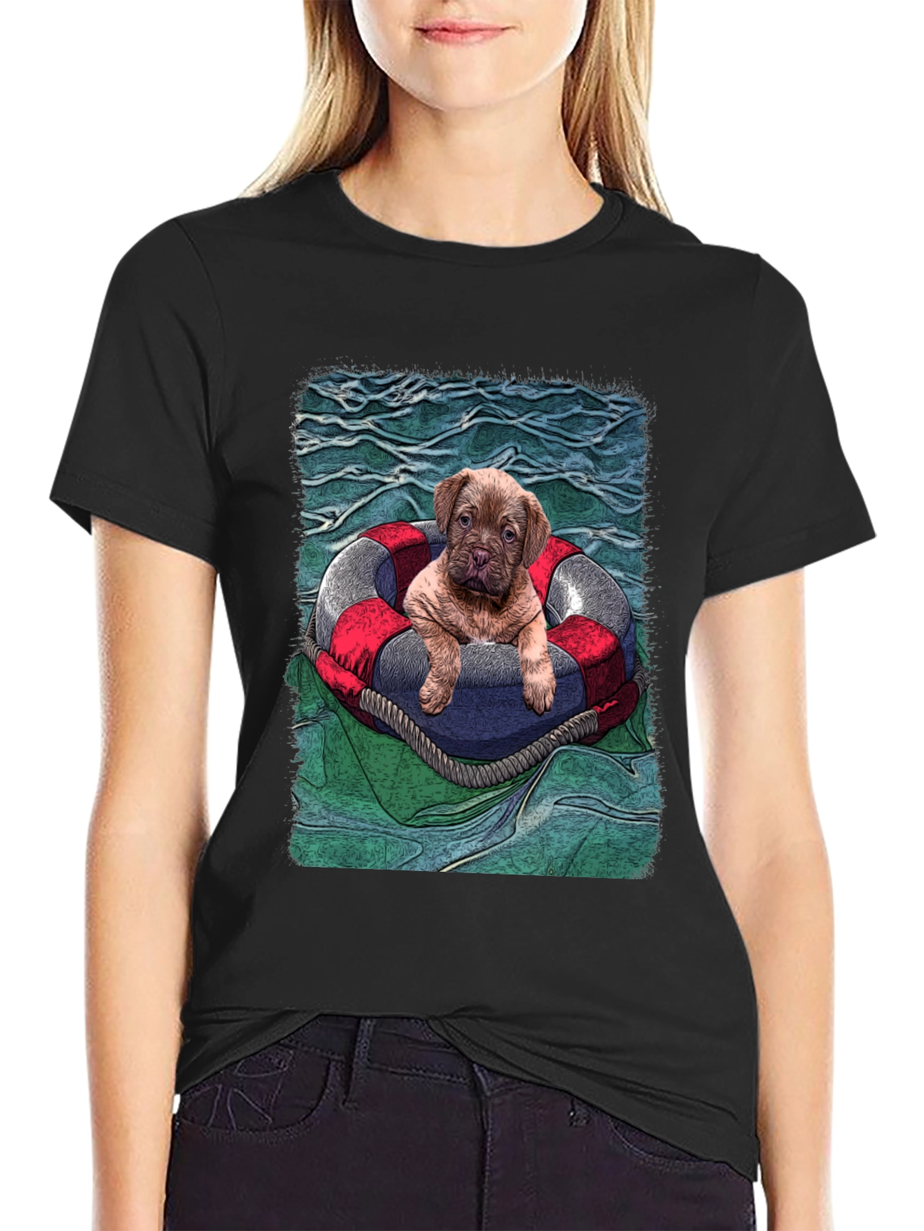 Puppy Life Preserver T-Shirt