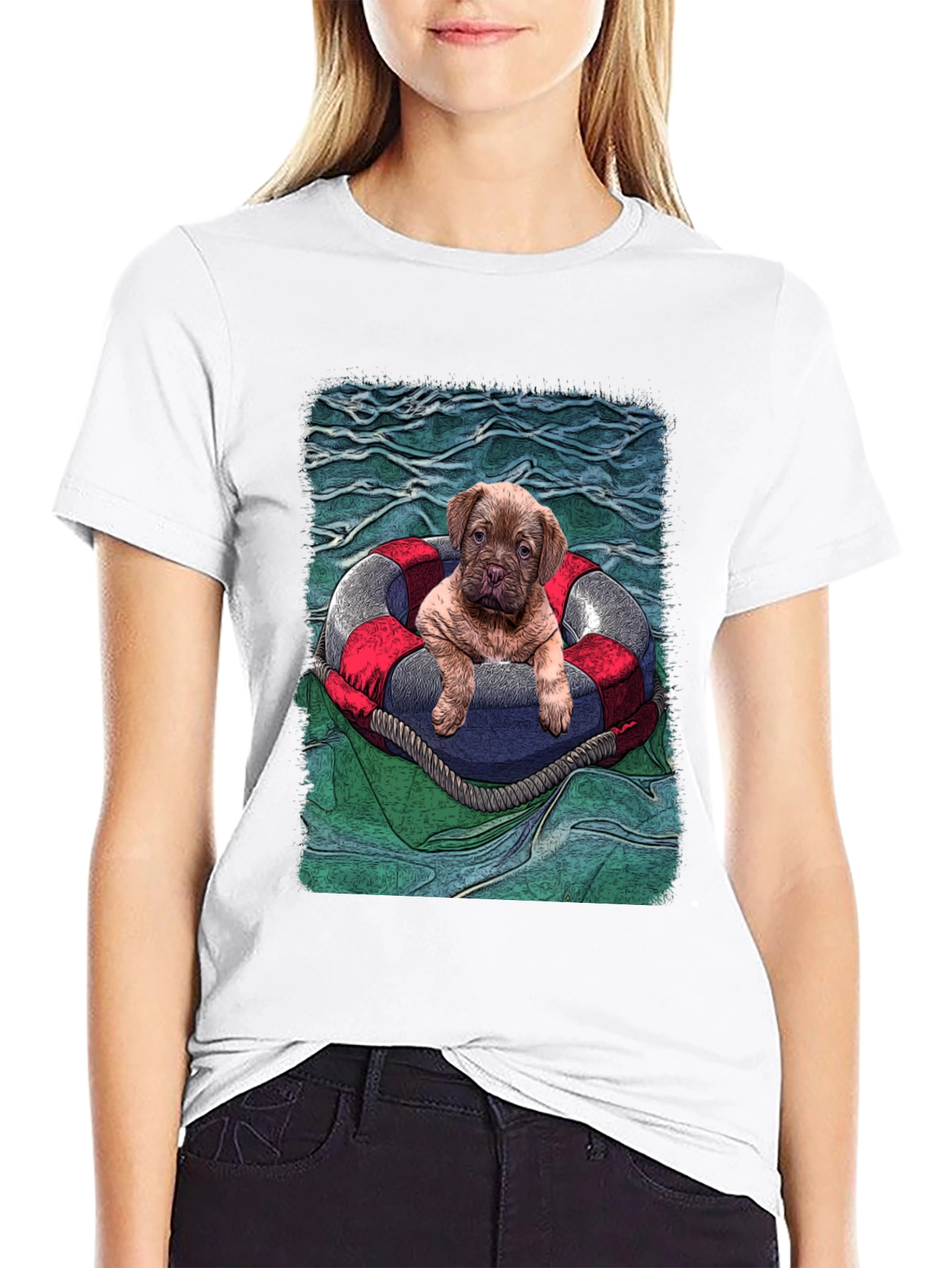 Puppy Life Preserver T-Shirt