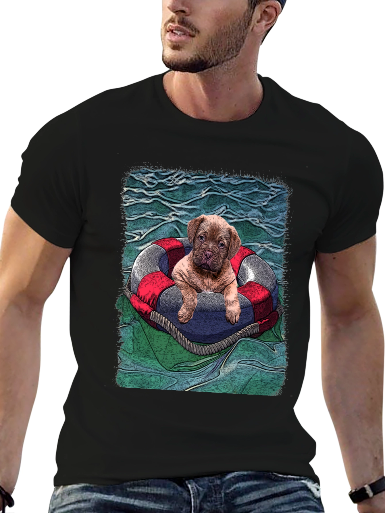 Puppy Life Preserver T-Shirt