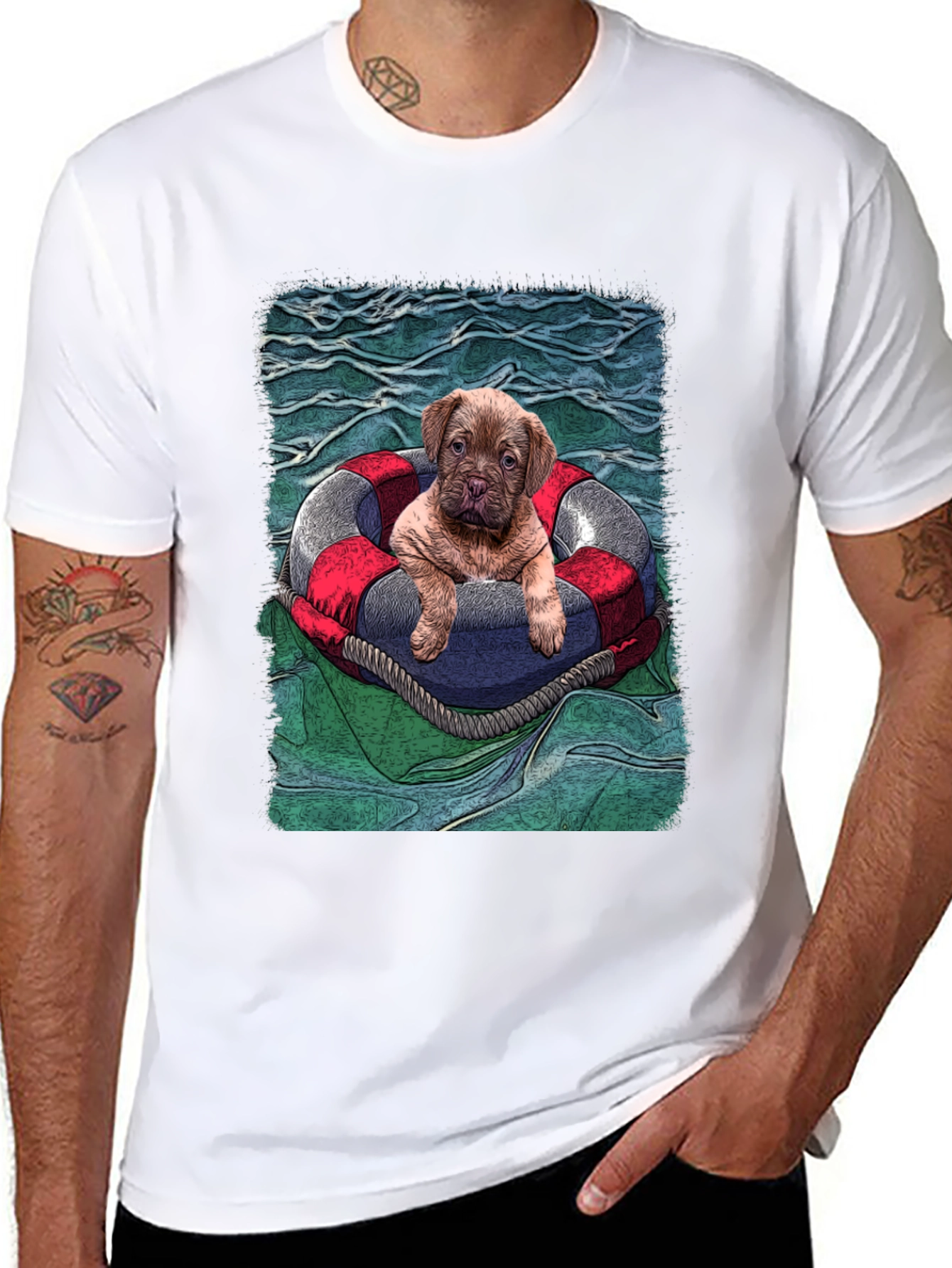 Puppy Life Preserver T-Shirt