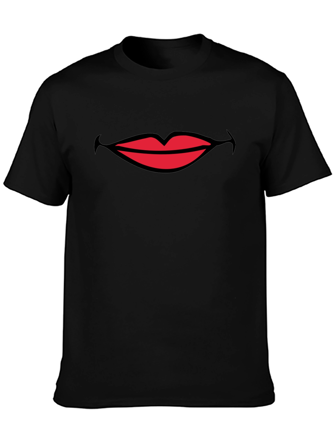 Red Lips Graphic T-Shirt - Stylish & Fun