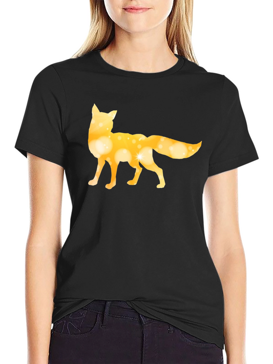 Fox Silhouette Graphic Tee - Black
