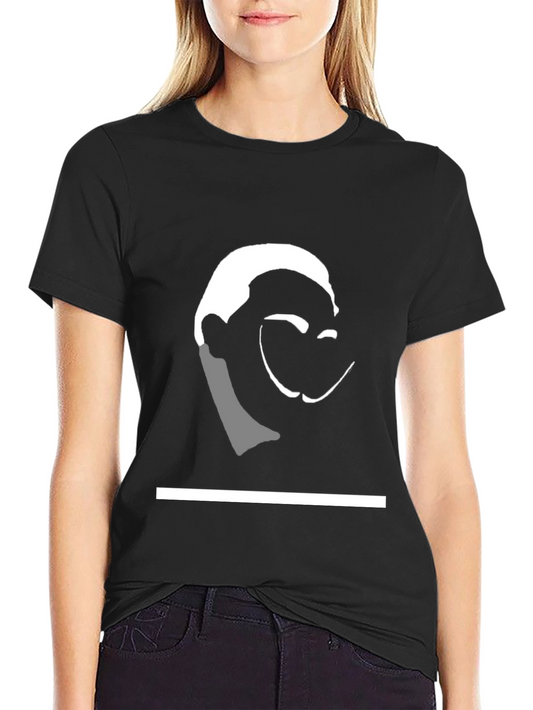 Abstract Face Graphic Tee - Modern Art Shirt