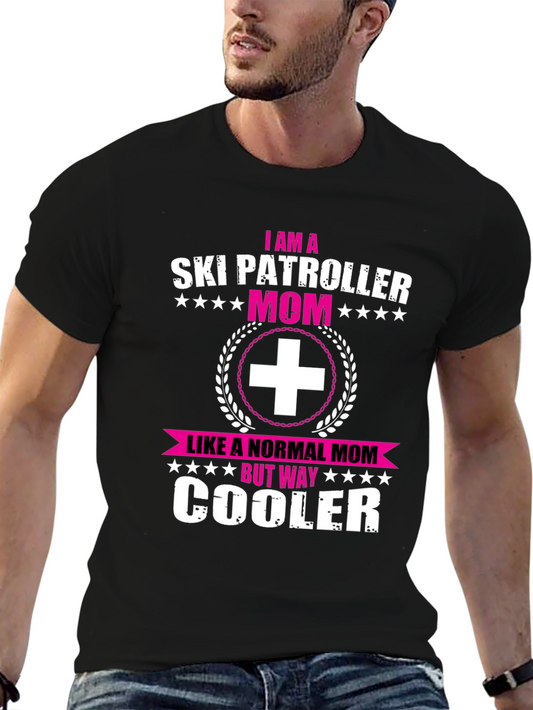 Ski Patrol Mom Graphic Tee - Cool Mom Edition