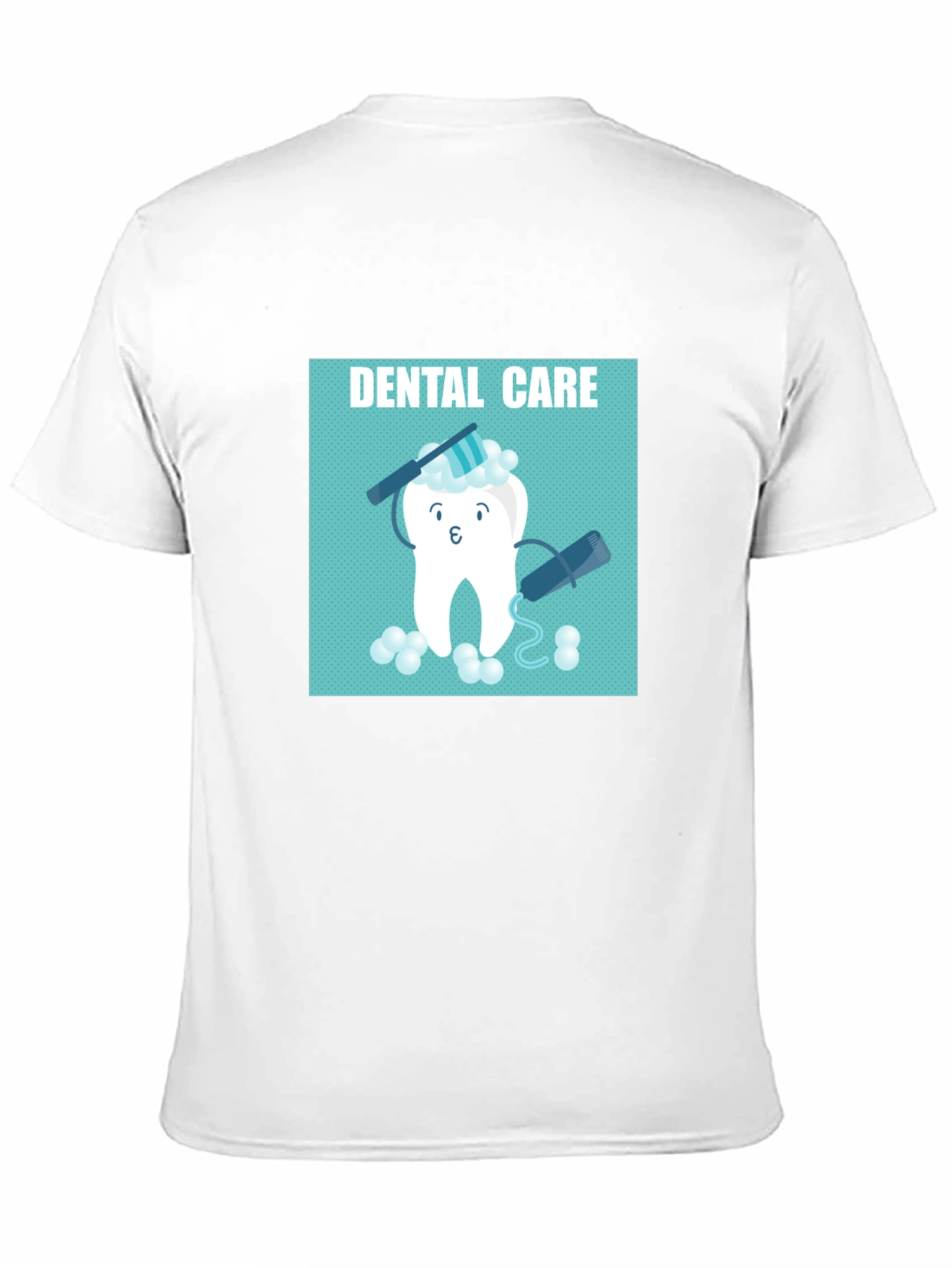 Dental Care Cartoon Graphic T-Shirt