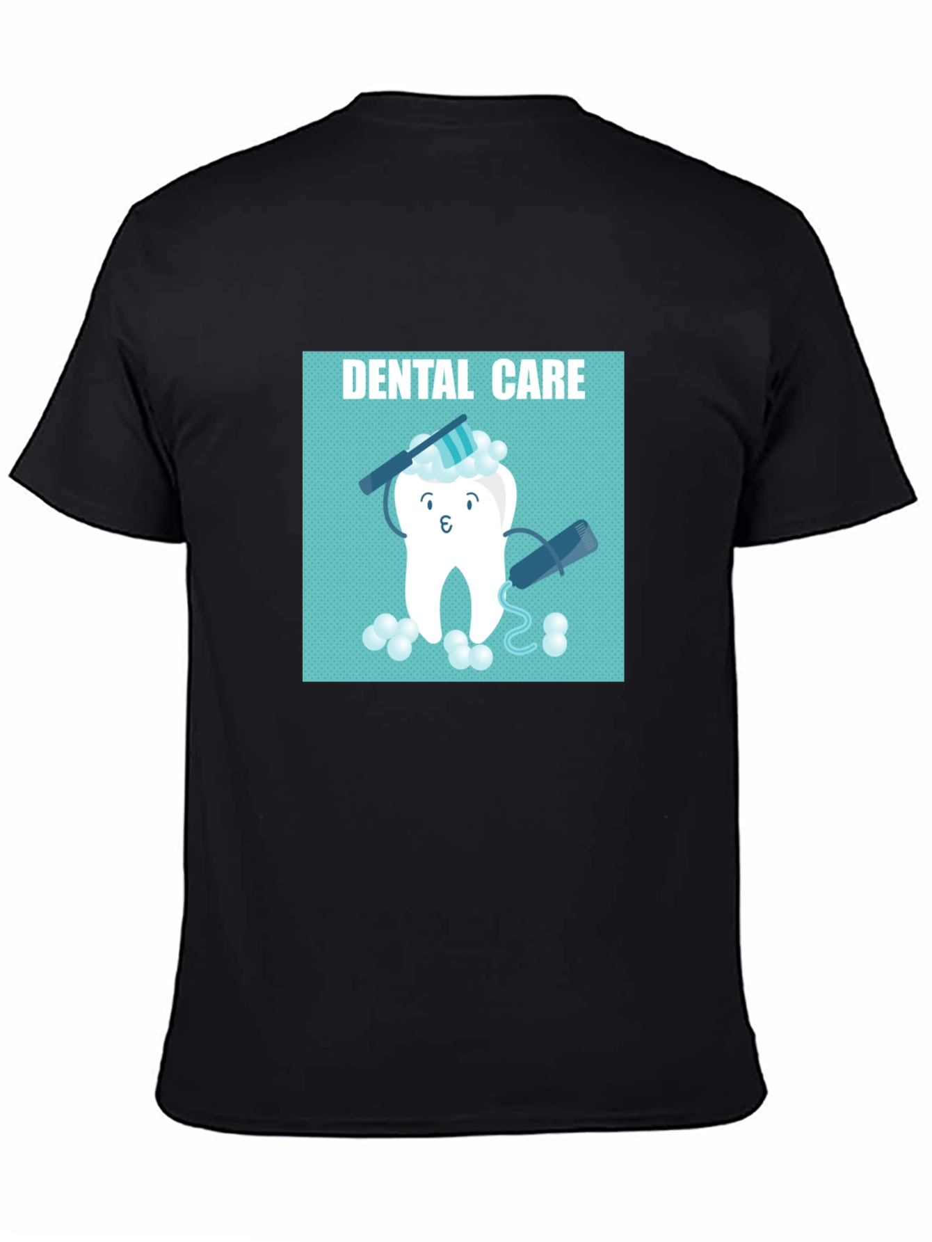 Dental Care Cartoon Graphic T-Shirt