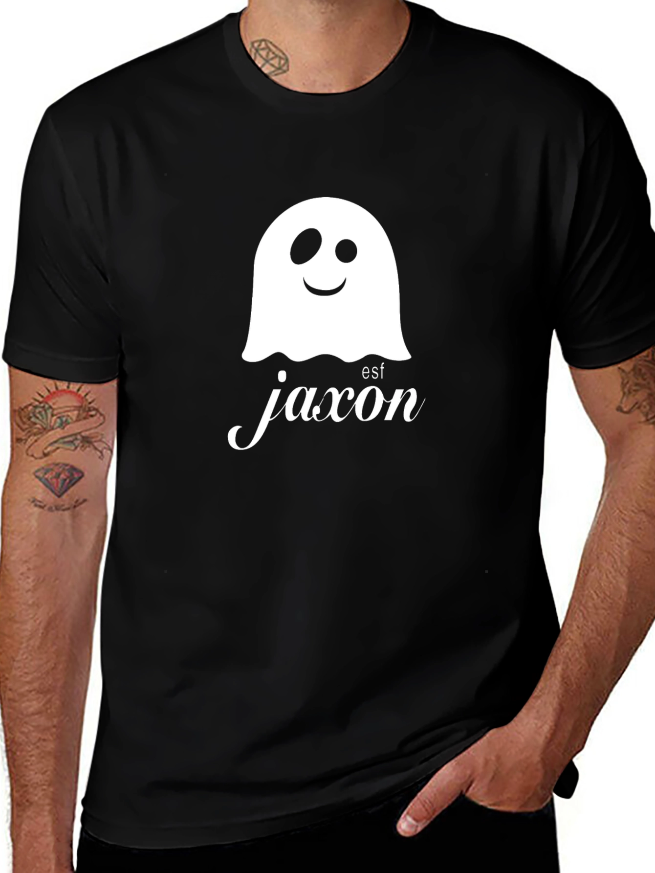 Spooky Jaxson Tee - Ghost Design Halloween Ready