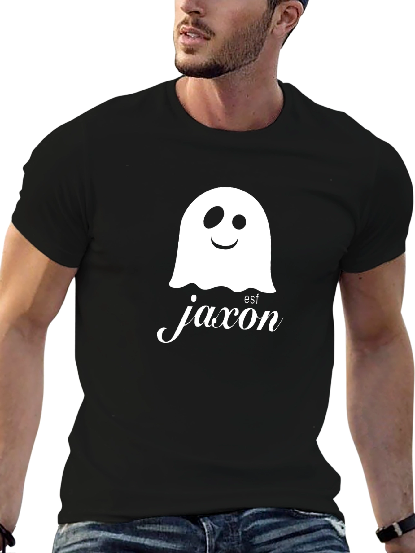 Spooky Jaxson Tee - Ghost Design Halloween Ready