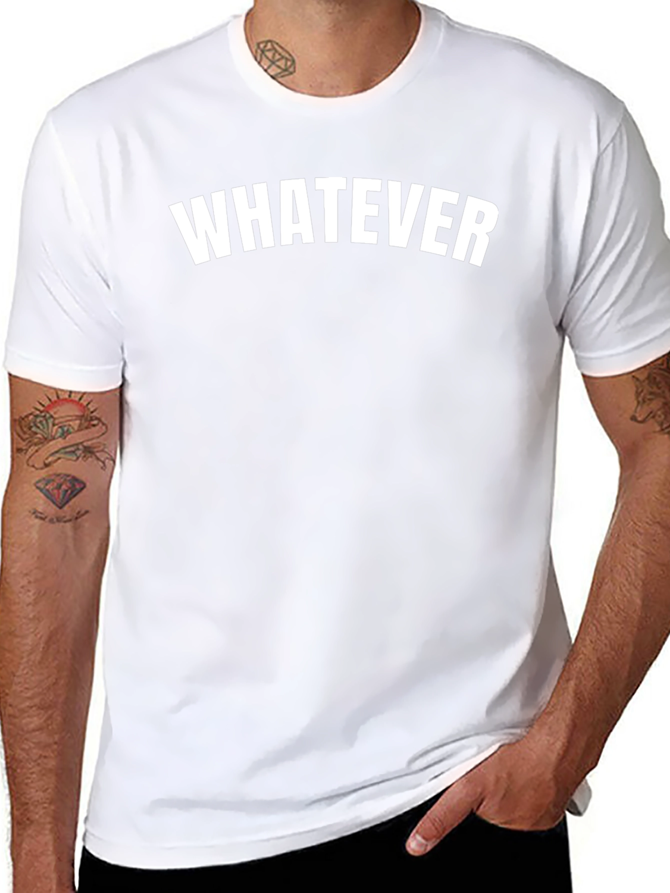 Whatever Graphic T-Shirt - Casual Cotton Tee