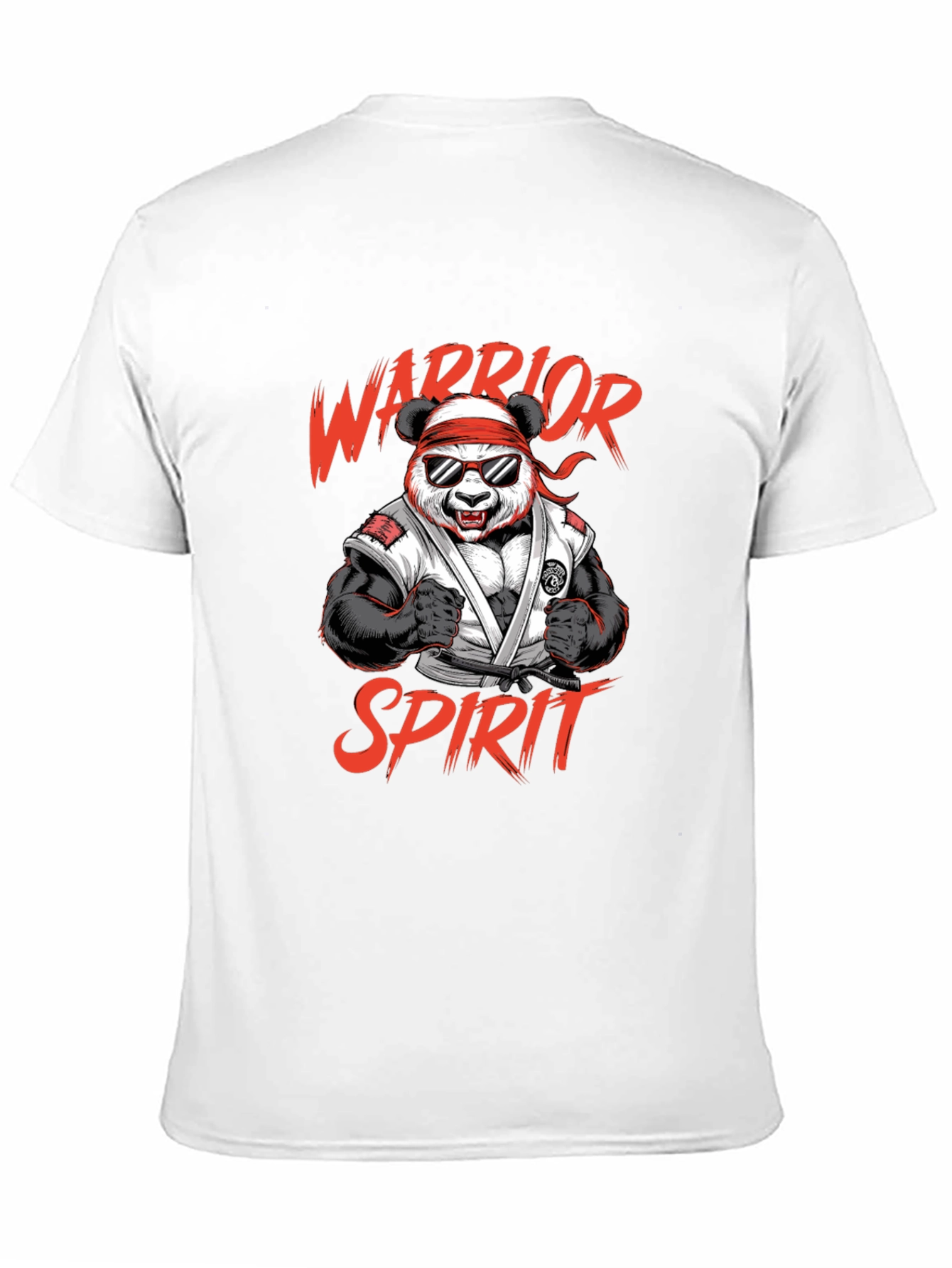 Warrior Panda Spirit Graphic T-Shirt