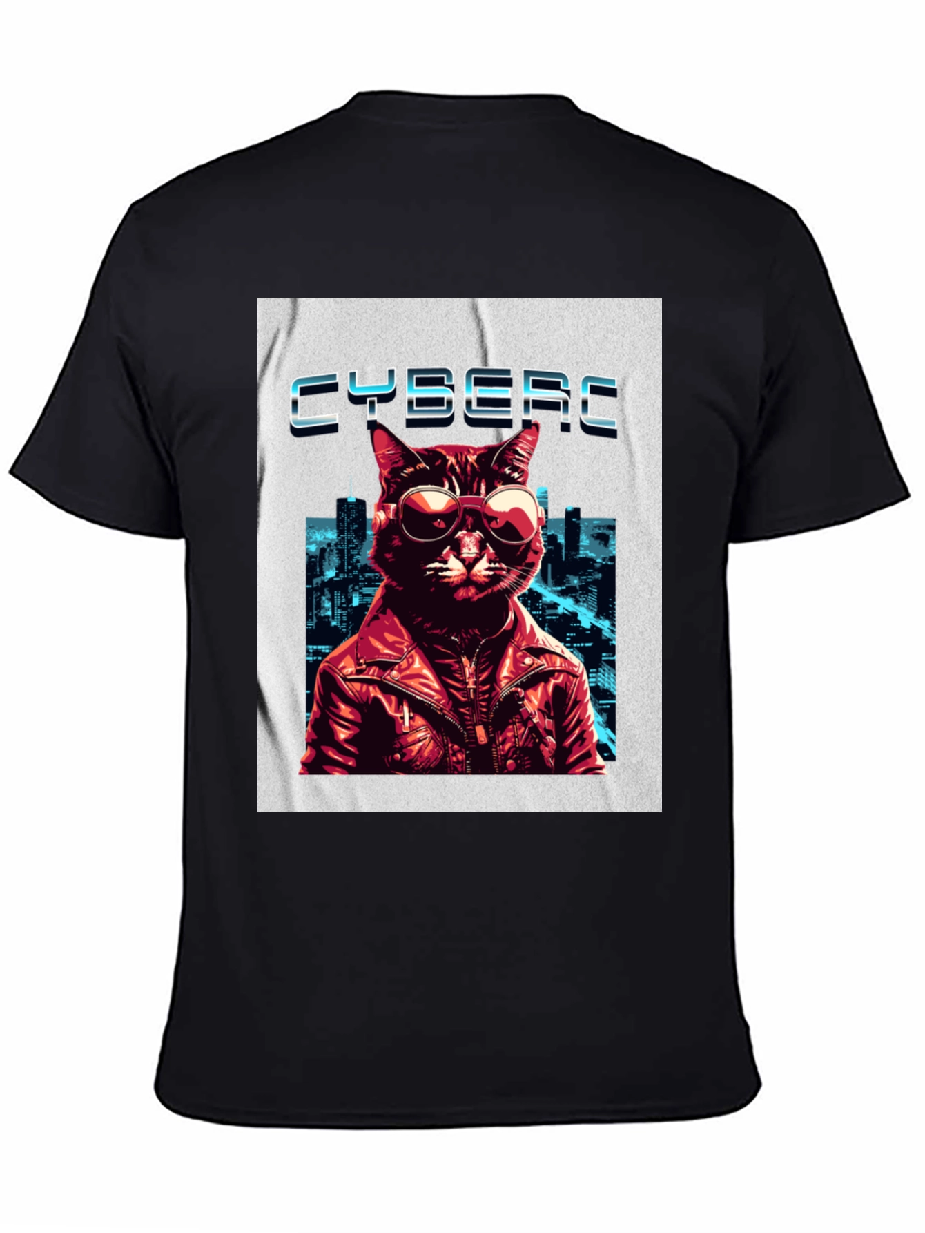 Cybercat T-Shirt - Cool Cat in Shades