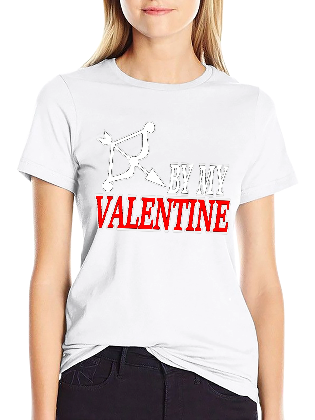 By My Valentine T-Shirt: Cupids Arrow Design