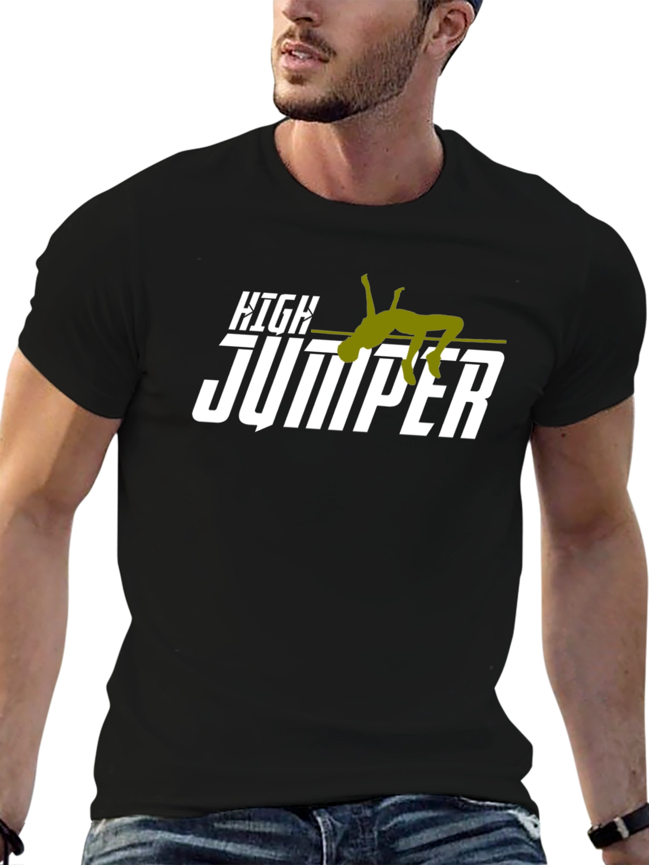 High Jumper Graphic Tee - Athletic Style
