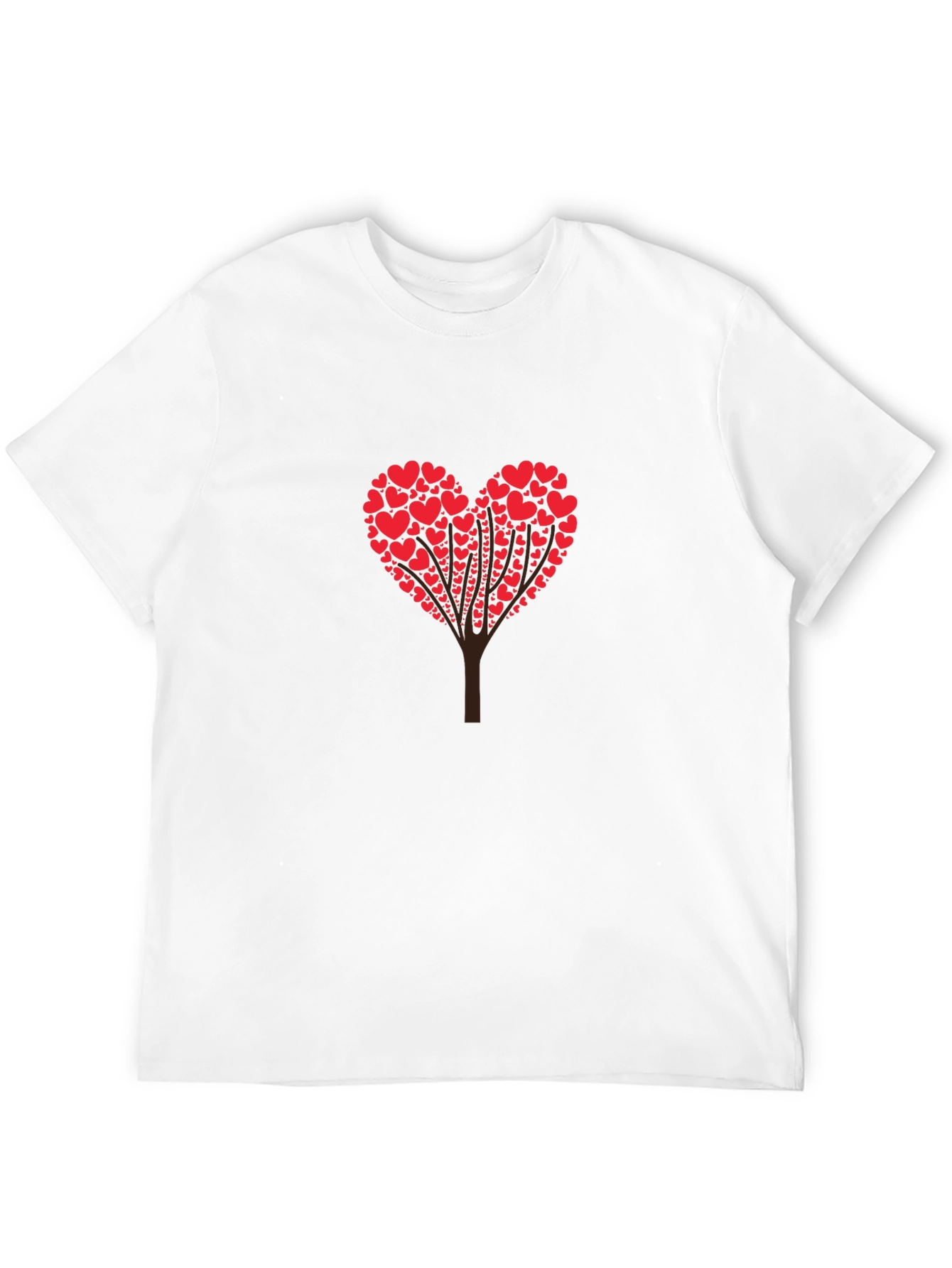 Heart Tree Graphic Tee - Love in Bloom T-Shirt