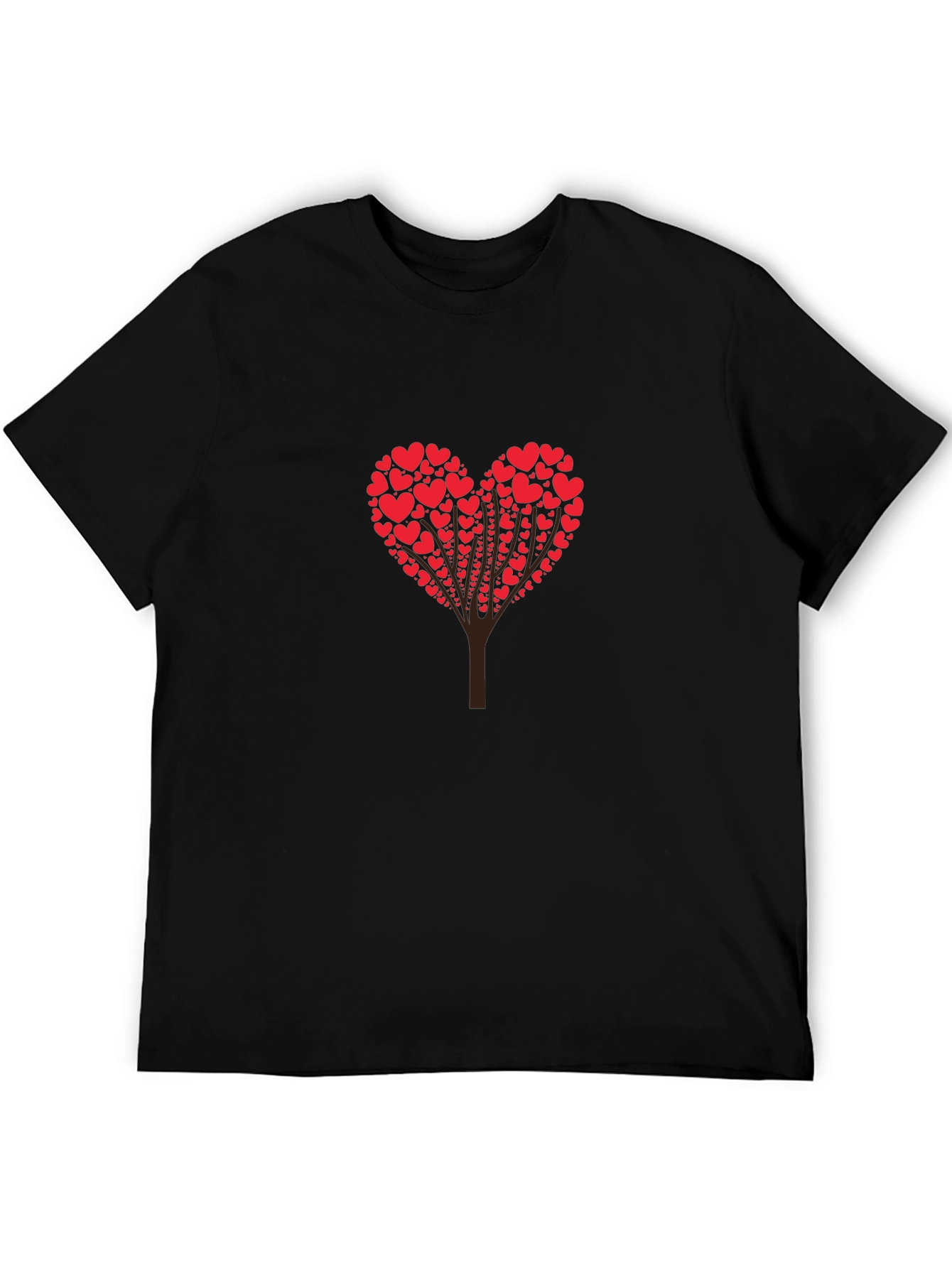Heart Tree Graphic Tee - Love in Bloom T-Shirt