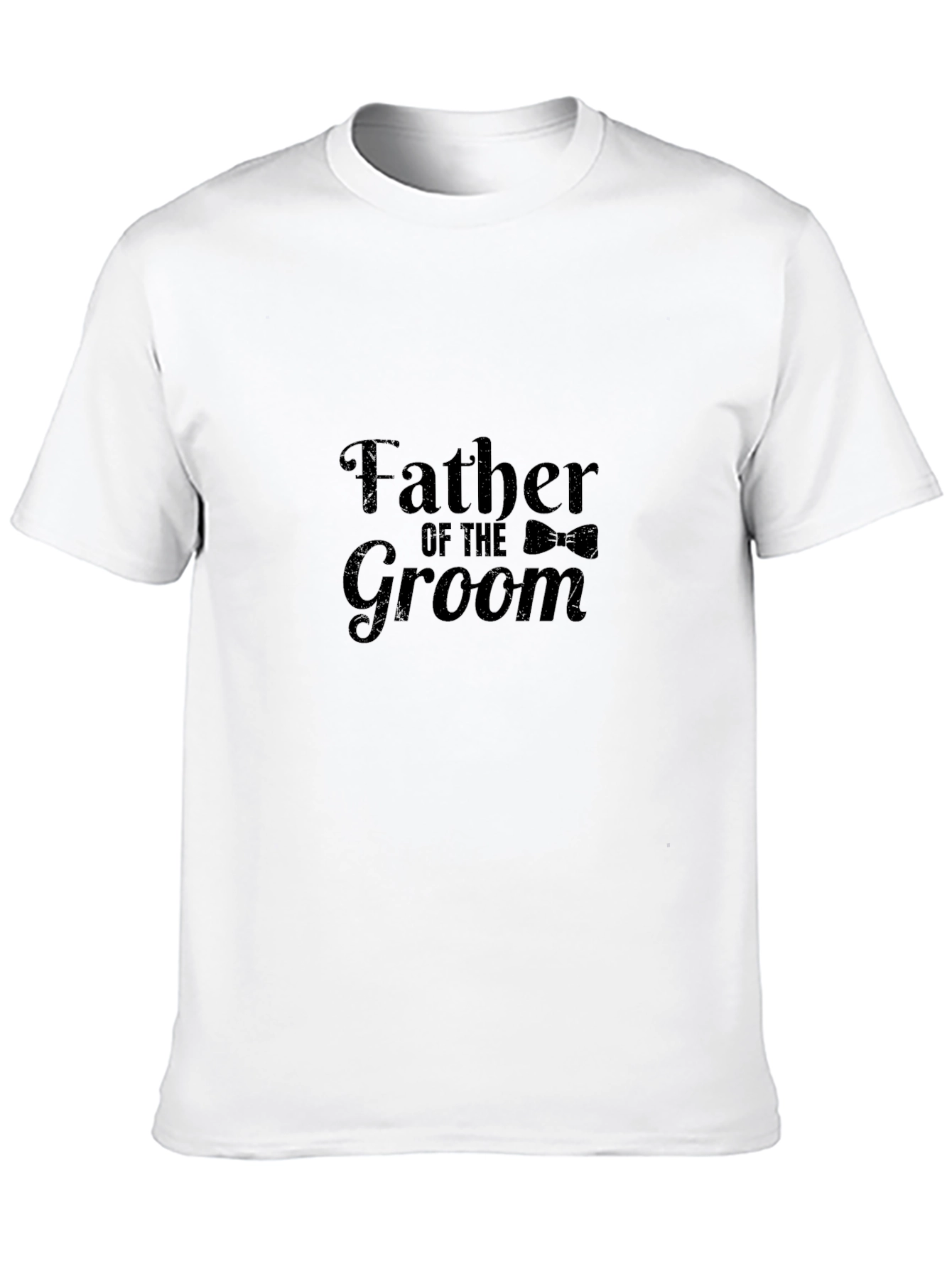 Father of the Groom Black T-Shirt