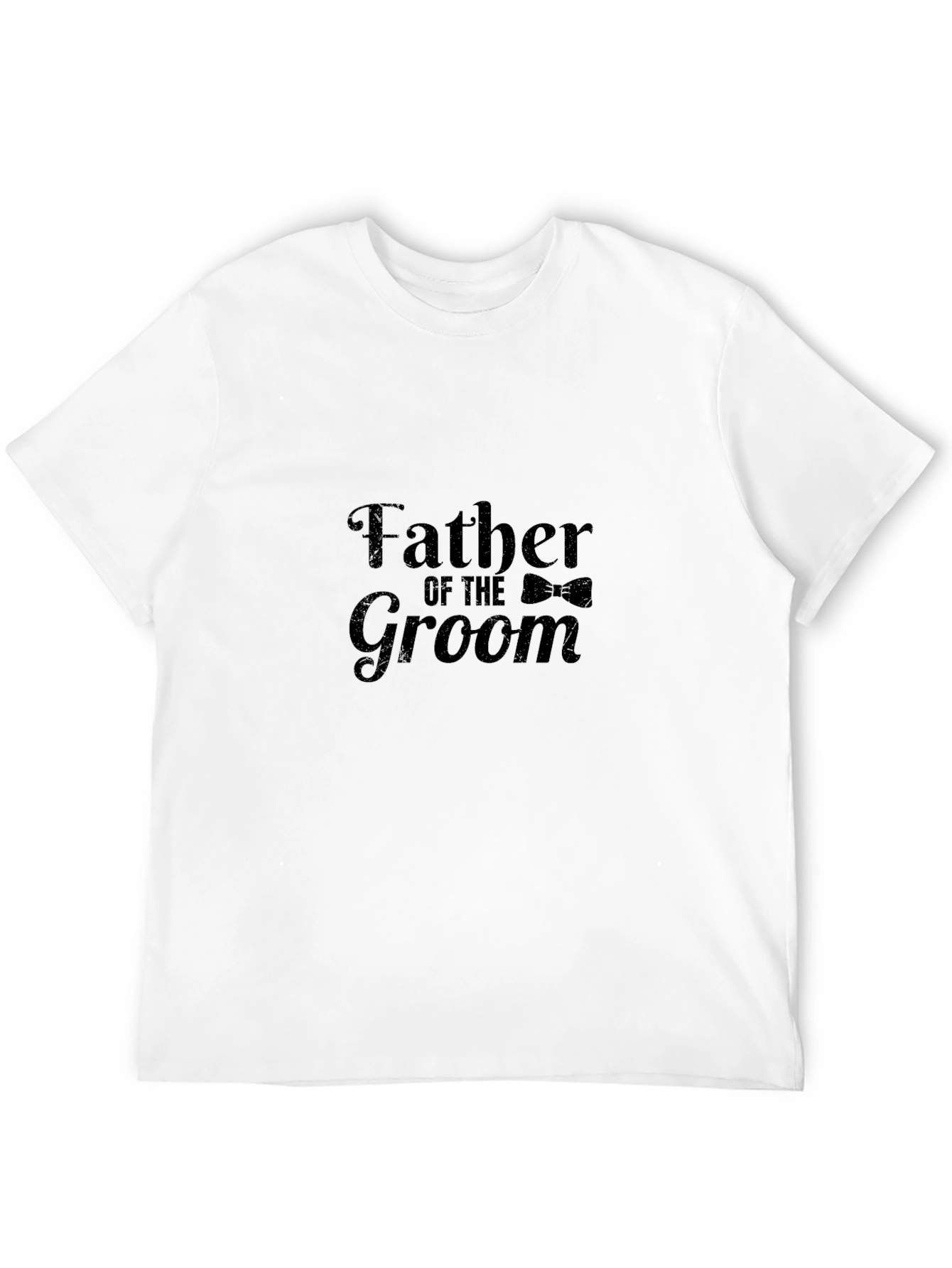 Father of the Groom Black T-Shirt