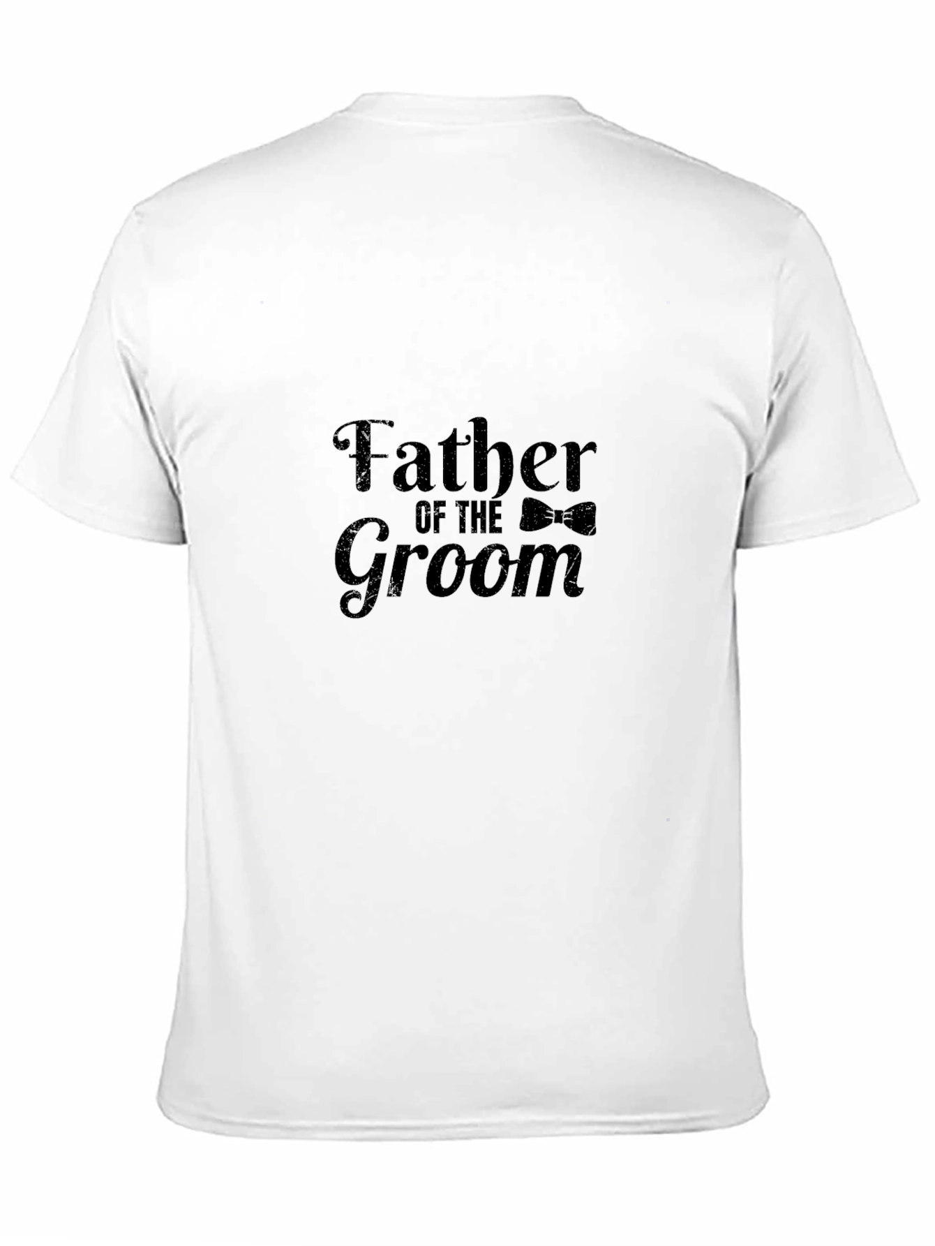 Father of the Groom Black T-Shirt