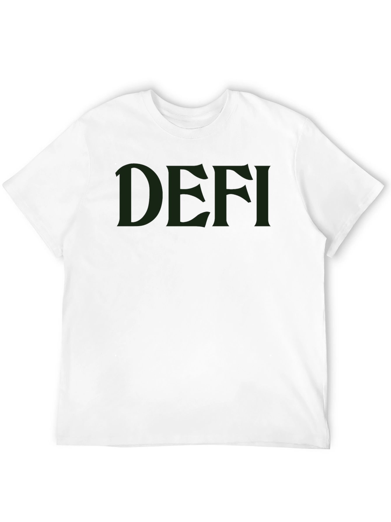 DEFI Black Tee - Modern Style