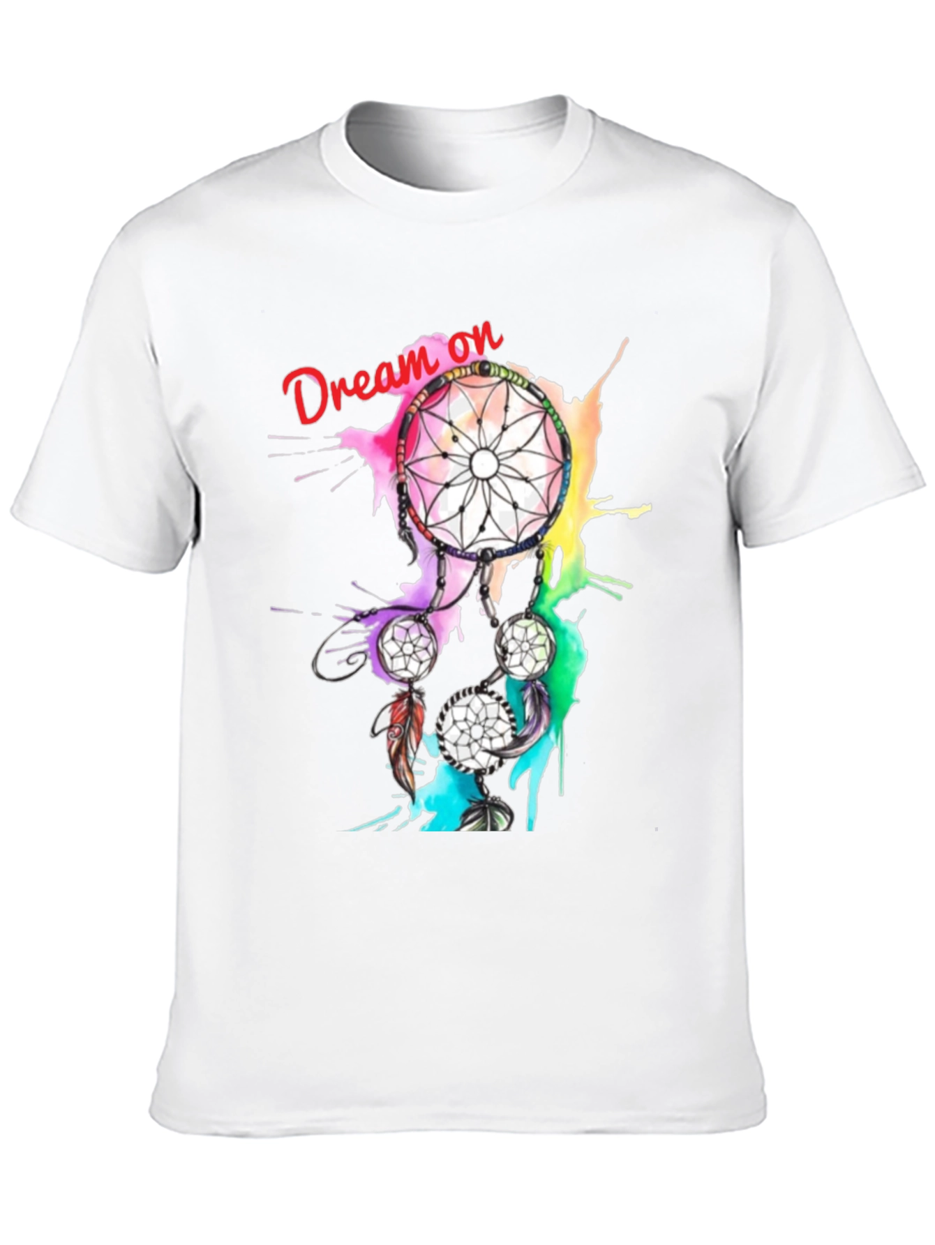 Dream On Dreamcatcher Graphic Tee - Black T-Shirt