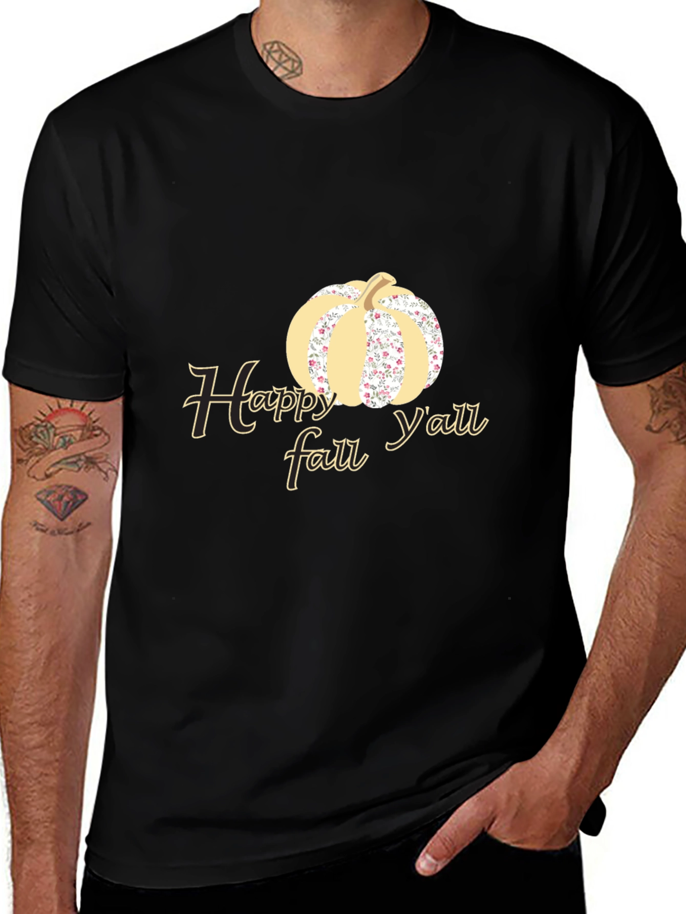 Happy Fall Yall Pumpkin Graphic Tee