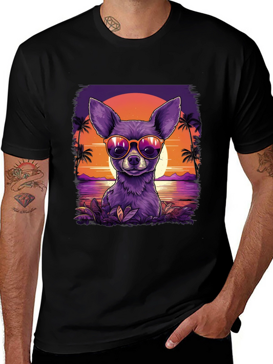 Cool Chihuahua Sunset T-Shirt